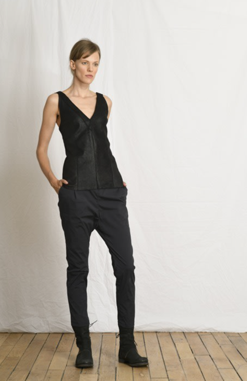 Leather Top JOSIE